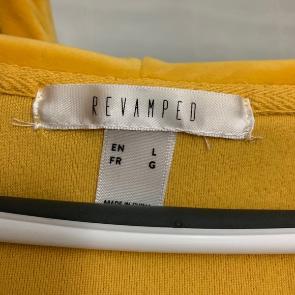 Velvet cropped hoodie - Picture 6 of 6